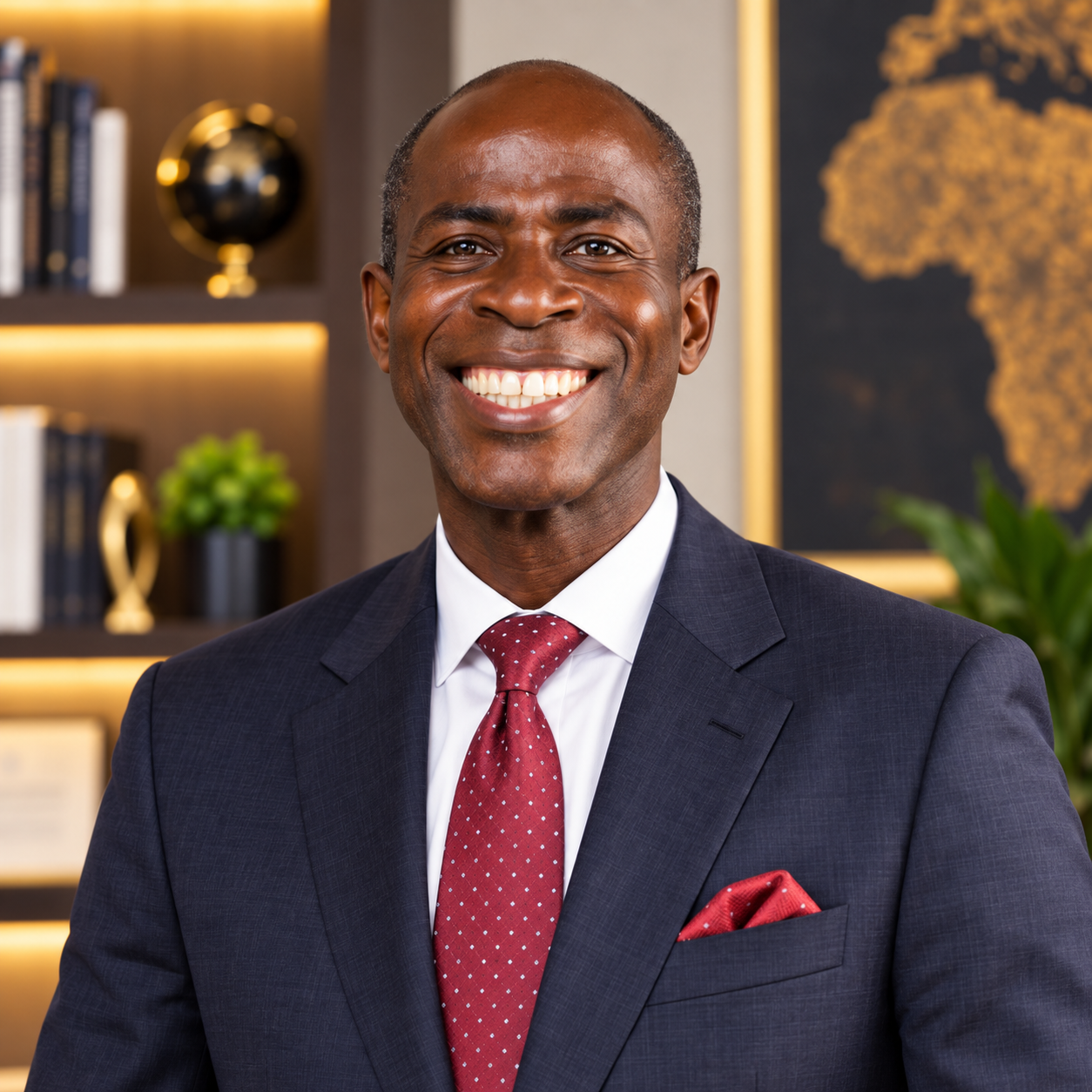 Mr. Abel Benjamin, Clergy with 25 years in African export business