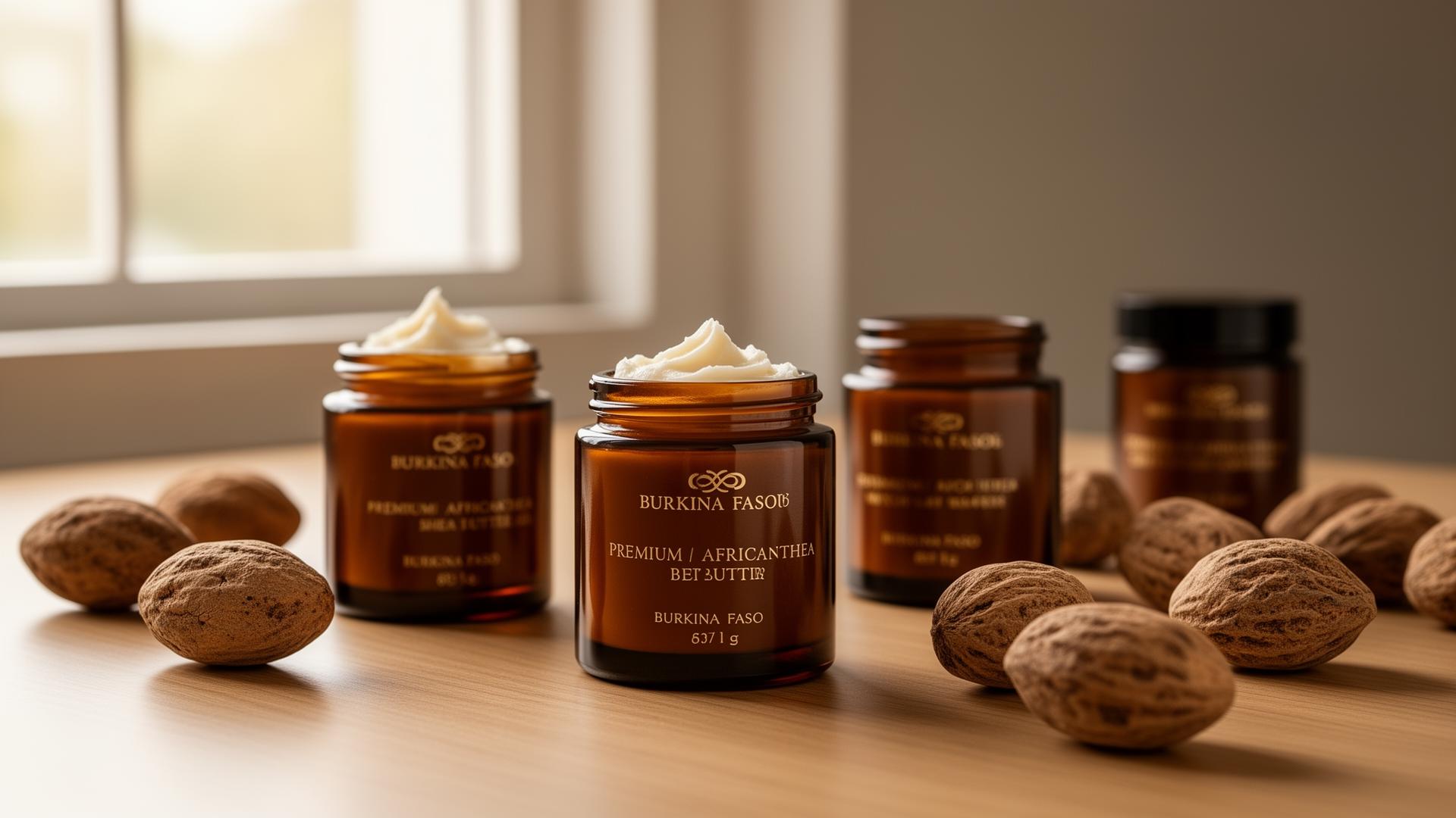 Premium African shea butter cosmetics
